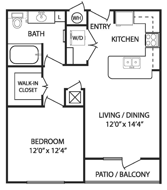 Plan A 1106 floor plan